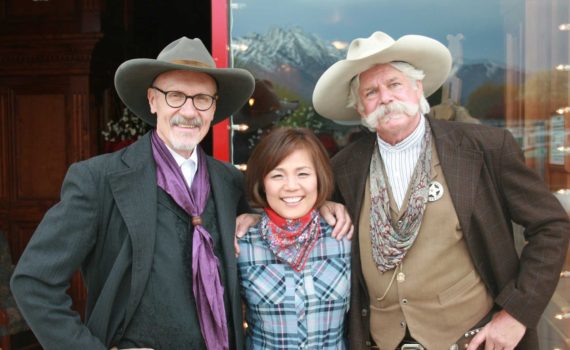 In Cahoots cowboy performers with Sun.