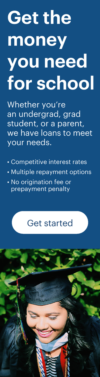 Salle May ad with good looking graduating college senior.