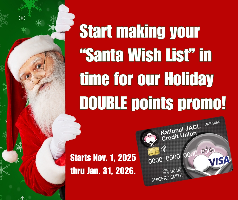 2025_1021_JACL_web_image_940x788_VISA_2XPoints Santa looking over his glasses from behind the corner.