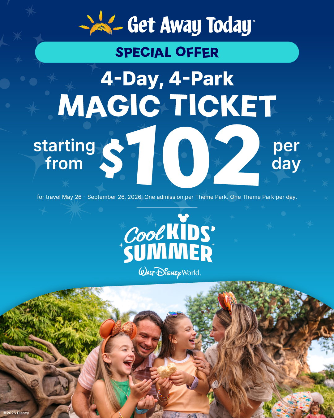 Family at Disneyland